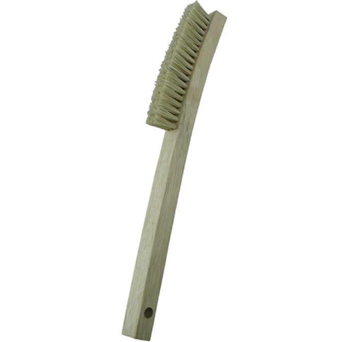 Gordon Brush 403CK 3x19 Hog Bristle/13-3/4 Curved Wood Scratch Brush