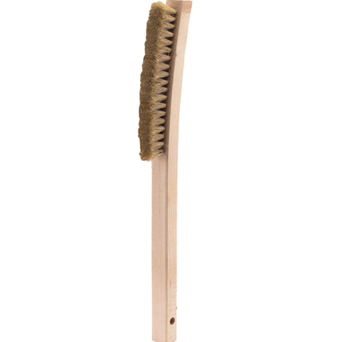 Gordon Brush 403HH Horse Hair/13-3/4 Curved Wood Scratch Brush, 3x19