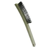 Gordon Brush 414SSP Curved Plastic Handle Brush,  4x19 SS 13-3/4