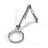 O.C White 42400-4-12 4 Diopter Round Green-Lite LED Magnifier with 12 LEDs, 43" Arm, Table Edge Clamp, Shadow White