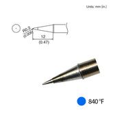 HAKKO T31-01BL Conical Solder Tip for FX-100 Soldering Station, 12.0mm