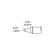 Metcal STTC-137P STTC 700 Series 30° Power Chisel Cartridge Soldering Tip for MX Series Systems, 1.80mm