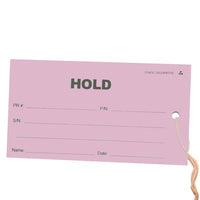 DESCO 16102 ESD Pink Hold Tag, 2.75" x 5",100/PKG