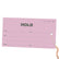 DESCO 16102 ESD Pink Hold Tag, 2.75" x 5",100/PKG