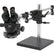 O.C White TKSZ-LV2 ESD-Safe Stereo-Zoom Binocular Microscope with Dual Arm Base & Dimmable LED Ring Light