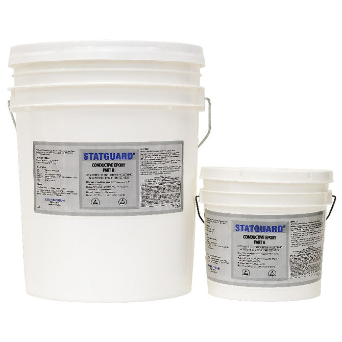 Desco 46057 Polymer Water-Based Light Grey Conductive Epoxy Kit
