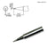HAKKO T18-D08 T18 Series Chisel Solder Tip for FX-8801 Iron, 0.80mm