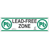 Protektive Pak 47103 Aisle Marking Tape Lead-Free Zone