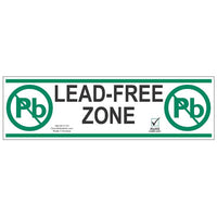 Protektive Pak 47103 Aisle Marking Tape Lead-Free Zone