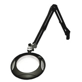 O.C White 62400-4-B ESD-Safe 4-Diopter LED Magnifier with 43" Reach & Clamp Base, Carbon Black