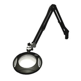 O.C White 42400-5-B ESD-Safe 5-Diopter LED Magnifier with 43" Reach & Clamp Base, Carbon Black