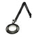 O.C White 42400-5-B ESD-Safe 5-Diopter LED Magnifier with 43" Reach & Clamp Base, Carbon Black