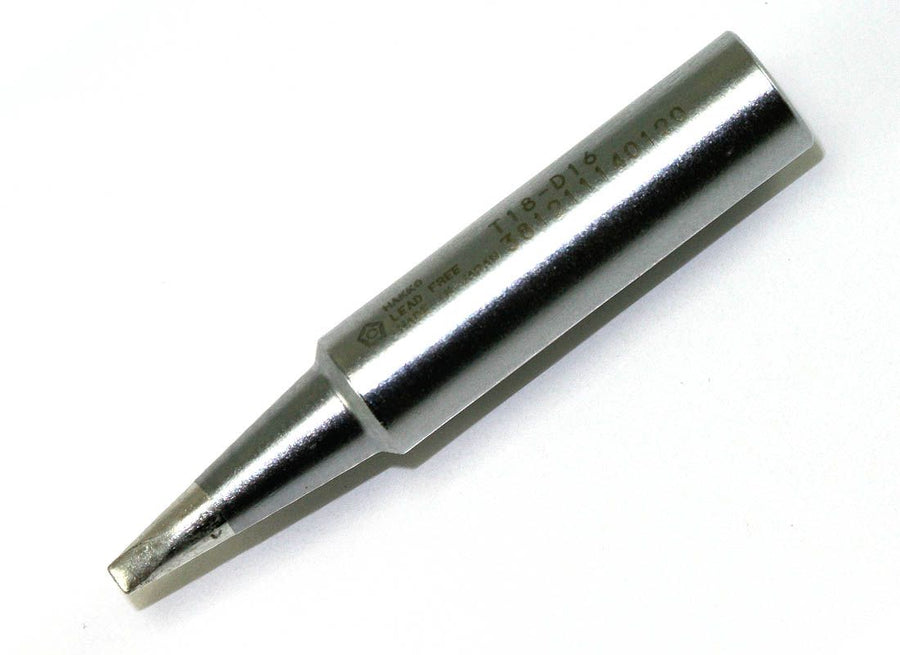 HAKKO T18-D16 Chisel Solder Tip for FX-8801 Iron, 1.60mm