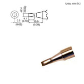 Hakko T15-D24 Chisel Soldering Tip, 2.4mm x 10mm