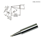 Hakko T18-S7 60° T18 Series Beveled Solder Tip for FX-8801 Iron, 1.20mm