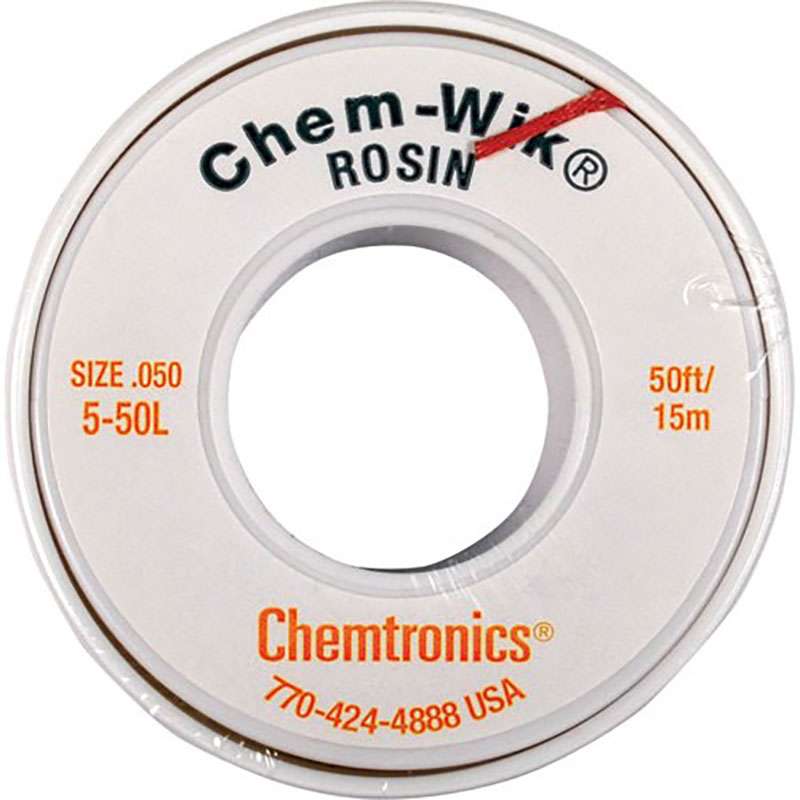 Chemtronics 5-50L Chem-Wik Rosin Desoldering Braid