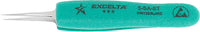 Excelta 5-SA-ET Neverust Ergo-Tweez Cushion Grip Tweezers With Very Fine Tips, 3 Star, 4.75"