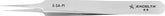 Excelta 5-SA-PI Stainless Steel Anti-Magnetic Tweezer with Straight Micro-Fine Tip, 4-1/4"