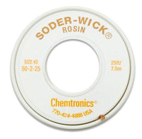 Chemtronics 50-2-25 Soder-Wick Rosin Desoldering Braid