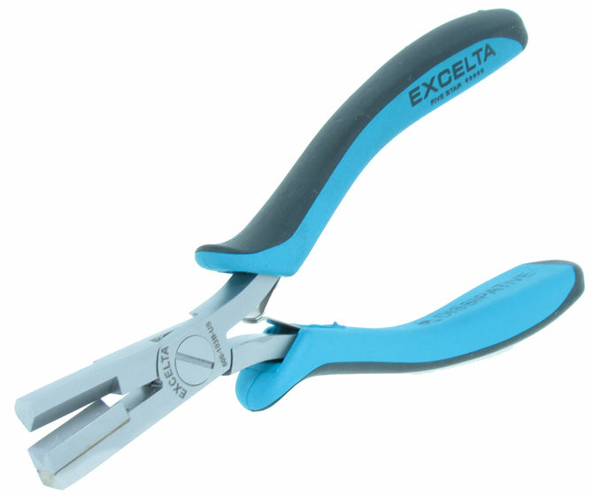 Excelta 500-103B-US Carbon Steel Through-Hole Power Transistor Forming Plier, 5.5"
