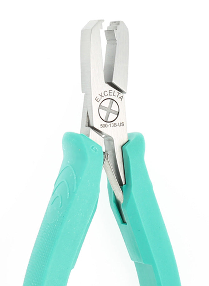 Excelta 500-13B-US 5" Carbon Steel Flat Pack Forming Plier With Shear Cutter
