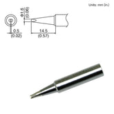 HAKKO T18-D16 Chisel Solder Tip for FX-8801 Iron, 1.60mm