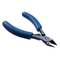 Swanstrom 515 ESD-Safe Tapered Head Flush Cutter with Cushion Grip Handles, 5-13/16"
