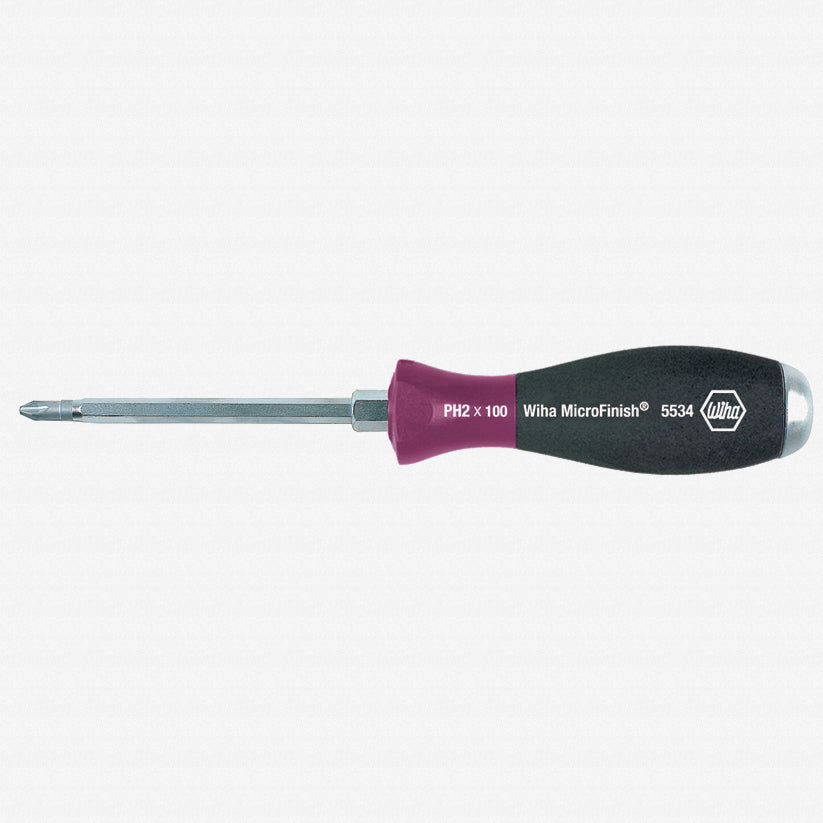 Wiha 53425 Microfinish XHeavy Duty Phillips Screwdriver, #3 x 150mm