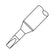 Metcal STTC-137 STTC 700 Series 30° Chisel Cartridge Soldering Tip for MX Series Systems, 1.78mm