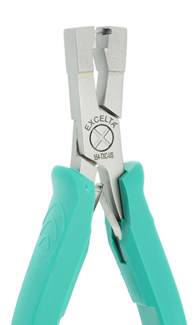 Excelta 554TXC-US Carbon Steel Shear Cutting & Forming Plier, 5"