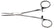 Excel 55530 5" Curved Nose Stainless Steel Hemostat
