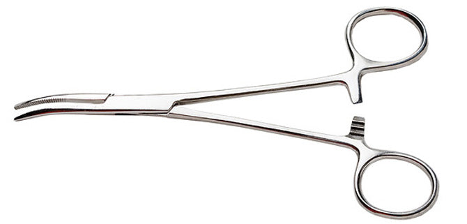 Excel 55540 Stainless Steel Straight Nose Hemostat, 5"