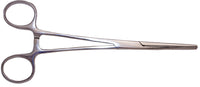 Excel 55541 Stainless Steel Straight Nose Hemostat, 7-1/2"