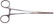 Excel 55541 Stainless Steel Straight Nose Hemostat, 7-1/2"