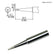 HAKKO T18-DL12 Long Chisel Solder Tip for FX-8801 Iron, 1.20mm