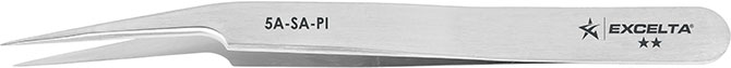 Excelta 5A-SA-PI Stainless Steel Anti-magnetic Tweezers
