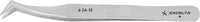 Excelta 6-SA-SE Anti-Magnetic with Sharp Flat Angled Tips Point Tweezer