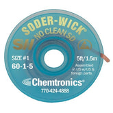 Chemtronics 60-1-5 Soder-Wick No-Clean Desoldering Braid