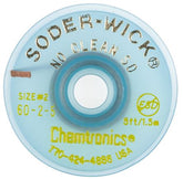 Chemtronics 60-2-5 Soder-Wick No Clean Yellow Desoldering Braid