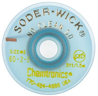 Chemtronics 60-2-5 Soder-Wick No Clean Yellow Desoldering Braid