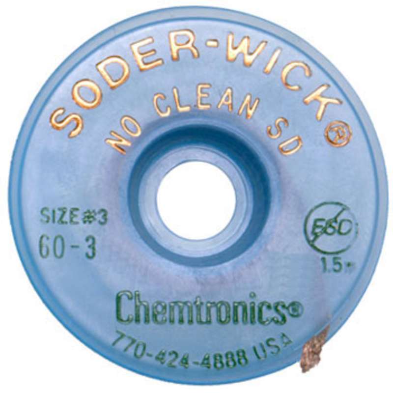Chemtronics 60-3-10 Soder-Wick No-Clean Desoldering Braid