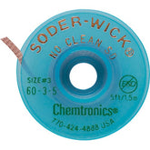 Chemtronics 60-3-5 Soder-Wick No Clean Desoldering Braid