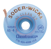Chemtronics 60-4-5 Soder-Wick No-Clean Desoldering Braid