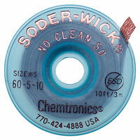 Chemtronics 60-5-10 Soder-Wick No Clean Desoldering Braid