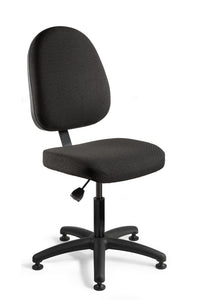 Bevco 6000-BKF Integra Desk Height Black Fabric Chair