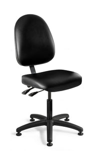 Bevco 6001-BKV Integra Desk Height Black Vinyl Chair