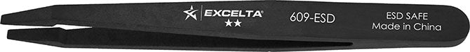 Excelta 609-ESD ESD-Safe Plastic Tweezer with Narrow, 4-5/8"