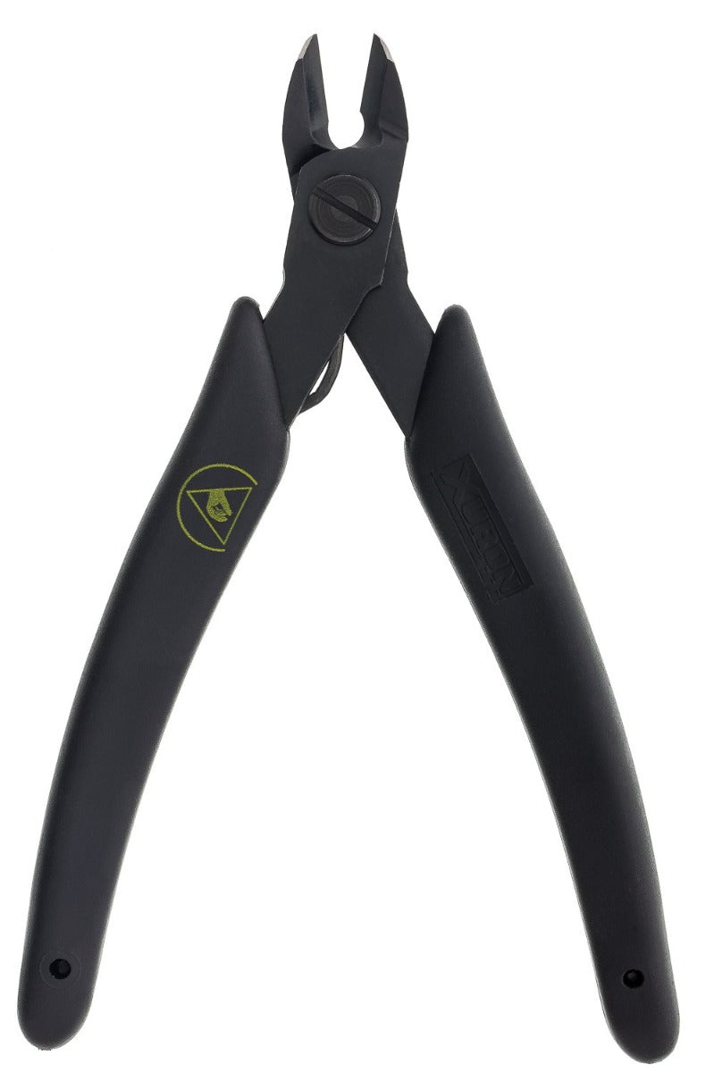 Xuron 9100AS Oval Head Micro-Shear Flush Cutter with ESD Safe Hand Grips