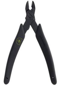 Xuron 9100ASF Oval-Head Micro-Shear Flush Cutter with ESD Safe Grips & Lead Retainer
