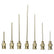 Jensen Global JG20-1.0MDZ 20-Gauge All-Metal Dispensing Needle Tips, 1.0", Box of 12